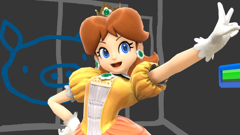Daisey, an “echo fighter” in Super Smash Bros, Utimate